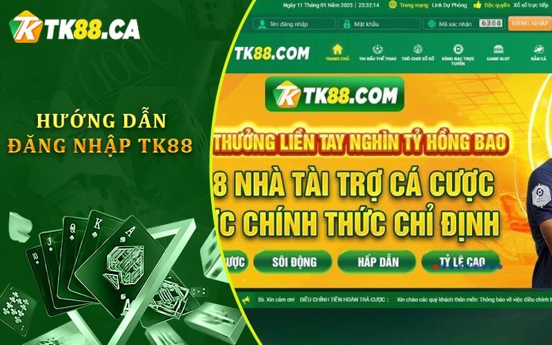 Hướng dẫn đăng nhập TK88