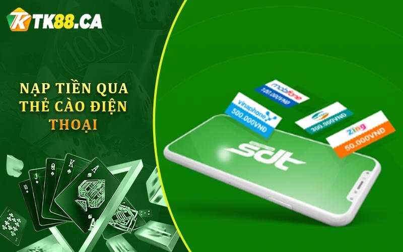 Nạp tiền qua thẻ cào điện thoại