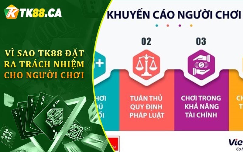 Vì sao TK88 đặt ra trách nhiệm cho người chơi