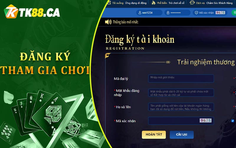 Đăng Ký Và Tham Gia Chơi