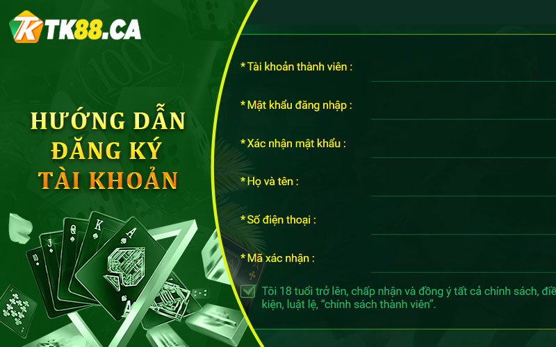 Hướng dẫn đăng ký tài khoản