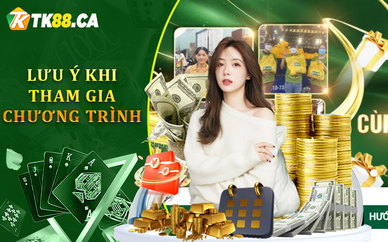 LƯU Ý KHI THAM GIA CHƯƠNG TRÌNH HOÀN THUA THỂ THAO TẠI TK88