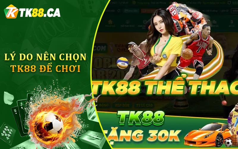 Lý Do Nên Chọn TK88 Để Chơi