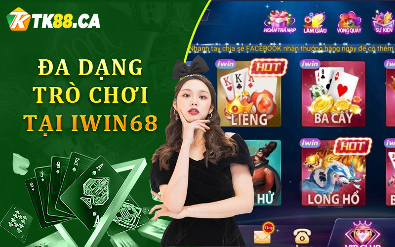 Sự đa dạng trong hệ thống game tại IWIN68